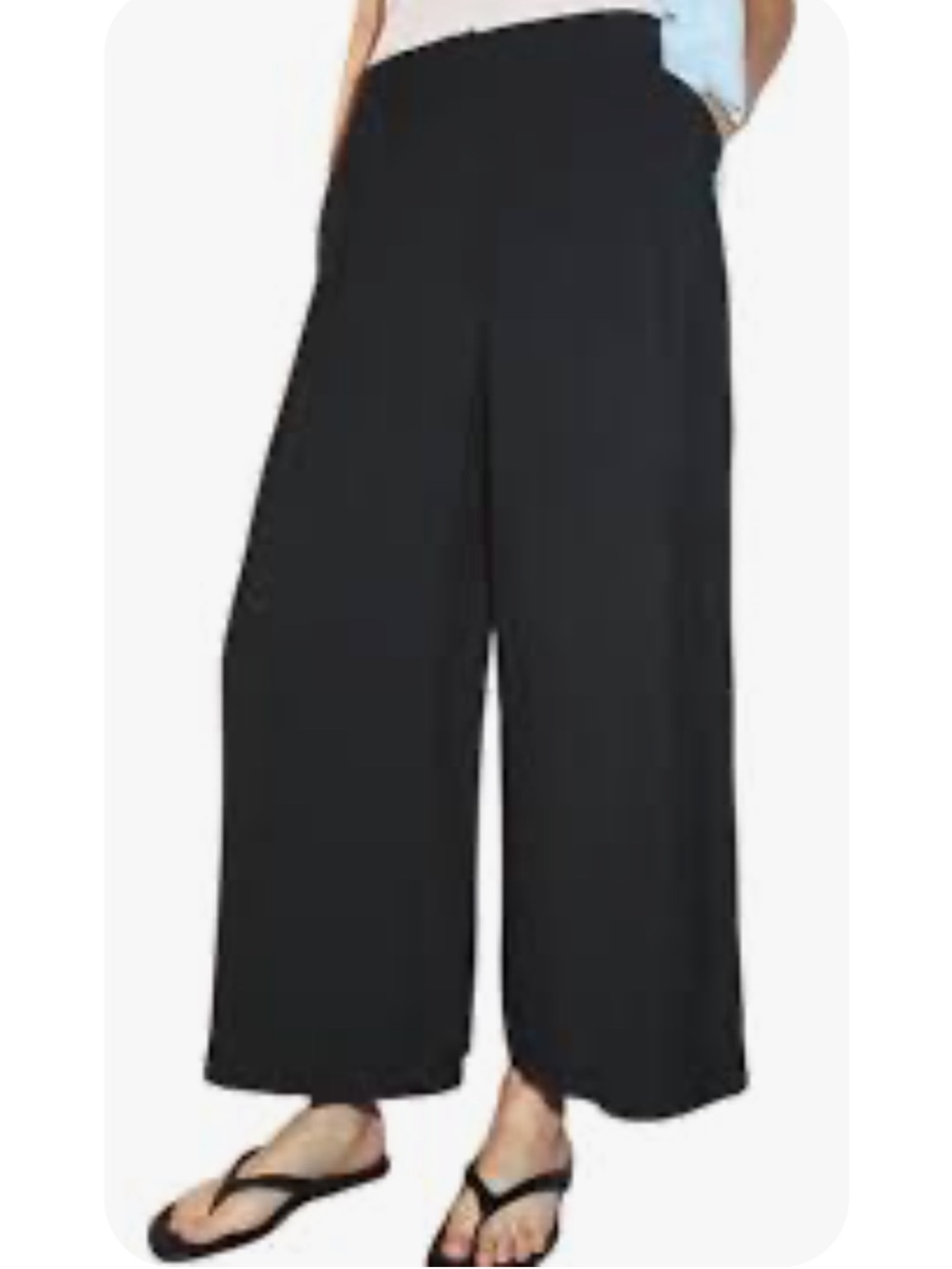 MOSSIMO Wide Leg Black Palazzo Pants Size XS
